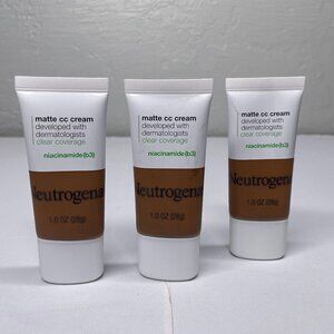 Neutrogena Matte CC Cream 1 oz Clear Coverage Flawless Cinnamon 9 Color Correct